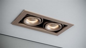 Quest Light Светильник встраиваемый, поворотный, шампань, под лампу GU10, IP20 CASTLE 2 LD champagne CASTLE 2 LD champagne
