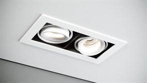 Quest Light Светильник встраиваемый поворотный, белый, LED 18w 3000K, BASIC 02 White BASIC 02 White