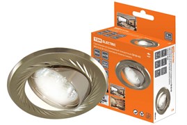 TDM Светильник встраиваемый поворотный СВ 02-02 MR16 50Вт G5.3 матовый никель/никель SQ0359-0006