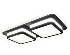 Ambrella Комплект встраиваемого светильника с акрилом XC7906012 SBK/FR черный песок/белый матовый MR16 GU5.3 (C7906, N7751) XC7906012