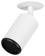 Встраиваемый светильник алюминиевый ЭРА KL106 WH/BK MR16 GU5.3 белый/черный матовый Б0061628