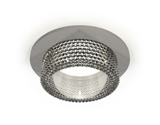 Ambrella Комплект встраиваемого светильника с композитным хрусталем XC6514040 SGR/CL серый песок/прозрачный MR16 GU5.3 (C6514, N6150) XC6514040