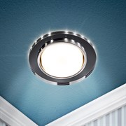 ЭРА Встраиваемый светильник со светодиодной подсветкой ЭРА DK LD51 BK GX53 черный Б0057468