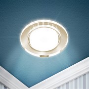 ЭРА Встраиваемый светильник со светодиодной подсветкой ЭРА DK LD51 MR GX53 зеркальный Б0057467