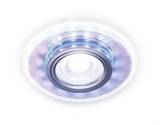 Ambrella Встраиваемый точечный светильник со светодиодной лентой S211 PR/WH хром/перламутровый MR16+3W(LED WHITE 4200K) S211 PR/WH