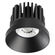 Novotech 357586 NT18 032 черный Встраиваемый светодиодный светильник 10W 100-265V METIS 357586