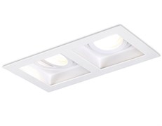 Ambrella Встраиваемый поворотный точечный светильник TN185/2 WH белый GU5.3 190*100*40 TN185