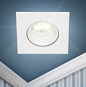 ЭРА Встраиваемый светильник декоративный KL90-1 WH MR16/GU5.3 белый, пластиковый Б0054370