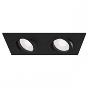 Maytoni Встраиваемый светильник Atom GU10 2x50Вт DL024-2-02B