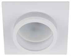 ЭРА Встраиваемый светильник алюминиевый KL88 WH MR16/GU5.3 белый Б0054354