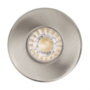 Eglo Светильник LED встраиваемый IGOA, 1x3,3W (GU10), Ø85, IP44, литой металл, никель матовый 94976
