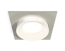 Ambrella Комплект встраиваемого светильника c акрилом XC7633041 SGR/FR серый песок/белый матовый MR16 GU5.3 (C7633, N7165) XC7633041