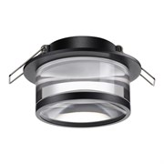 Novotech 370914 SPOT NT22 черный Светильник встраиваемый IP20 GU10 9W 220V GEM 370914