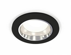 Ambrella Комплект встраиваемого светильника XC6513003 SBK/PSL черный песок/серебро полированное MR16 GU5.3 (C6513, N6112) XC6513003