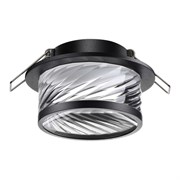 Novotech 370918 SPOT NT22 черный Светильник встраиваемый IP20 GU10 9W 220V GEM 370918