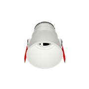 Varton Рамка для модульного светильника FLEX 50 04 круглая встраиваемая утопленная 95х70мм RAL9010 V1-R0-00435-10008-2000000