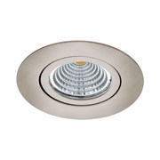 Eglo 98307 Cветодиодный встраиваемый светильник SALICETO диммир c регулировкой, 6W(LED), 88, 450lm, 4000K, алюминий 98307