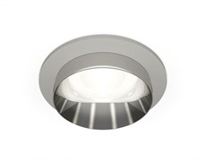 Ambrella Комплект встраиваемого светильника XC6514022 SGR/PSL серый песок/серебро полированное MR16 GU5.3 (C6514, N6132) XC6514022