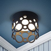 ЭРА Встраиваемый светильник под лампу GX53 DK115 SBK черный матовый Б0061184