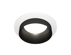 Ambrella Комплект встраиваемого светильника XC6512021 SWH/PBK белый песок/черный полированный MR16 GU5.3 (C6512, N6131) XC6512021