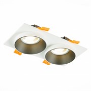 ST LUCE  ST206.528.02 Св-к встр. Белый GU10 2*50W IP20 L175xW92xH38 220V Без ламп ST206.528.02