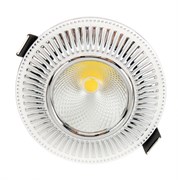 Citilux CLD042W1 Дзета Белый+Хром LED Светильник Встраив. CLD042W1