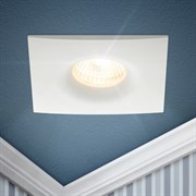 ЭРА Встраиваемый светильник алюминиевый KL104 WH MR16 GU5.3 белый Б0059793