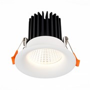 ST LUCE  ST703.548.10 Св-к встр. Белый LED 1*10W 4000K 900Lm Ra>90 38о IP20 D85xH75 170-240V ST703.548.10