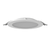 Varton Светодиодный светильник DL-01 Slim 200 мм 35 Вт 3000 К круглый встраиваемый 221x40 мм IP65/40 RAL9003 белый муар с рассеивателем опал V1-RF-00084-10000-6503530