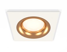 Ambrella Комплект встраиваемого светильника XC7631005 SWH/PYG белый песок/золото желтое полированное MR16 GU5.3 (C7631, N7014) XC7631005