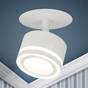 ЭРА Встраиваемый светильник под лампу GX53 DK114 WH белый Б0059789