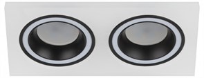 ЭРА Встраиваемый светильник декоративный DK92 WH/BK MR16/GU5.3 белый/черный Б0054363