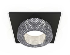 Ambrella Комплект встраиваемого светильника XC7632020 SBK/CL черный песок/прозрачный MR16 GU5.3 (C7632, N7191) XC7632020