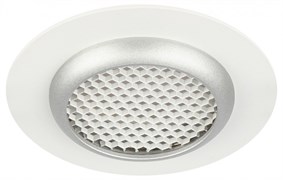 Встраиваемый светильник алюминиевый ЭРА KL109 WH/SL MR16 GU5.3 белый/серебро матовый Б0061829