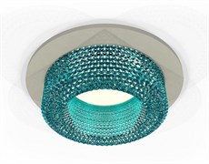 Ambrella Комплект встраиваемого светильника XC7623023 SGR/BL серый песок/голубой MR16 GU5.3 (C7623, N7194) XC7623023