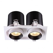 Novotech 358083 NT19 044 белый/черный Встраиваемый светильник IP20 LED 3000К 24W 220V LANZA 358083