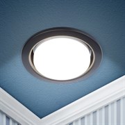 ЭРА Встраиваемый светильник под лампу GX53 ЭРА KL35 SBK (к) черный матовый Б0055813