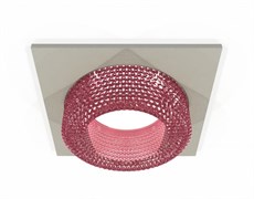 Ambrella Комплект встраиваемого светильника XC7633022 SGR/PI серый песок/розовый MR16 GU5.3 (C7633, N7193) XC7633022