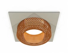 Ambrella Комплект встраиваемого светильника XC7633024 SGR/CF серый песок/кофе MR16 GU5.3 (C7633, N7195) XC7633024
