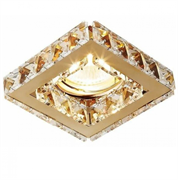 Ambrella Встраиваемый точечный светильник K110 CL/G золото/прозрачный хрусталь MR16 K110 CL/G
