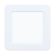 Eglo 99162 Светодиодный встраиваемый cветильник FUEVA 5, 5,5W (LED), 117х117, ET26, 650lm, 3000K, сталь, белый 99162