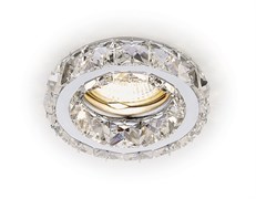 Ambrella Встраиваемый точечный светильник K112 CL/CH хром/прозрачный хрусталь MR16 K112 CL/CH