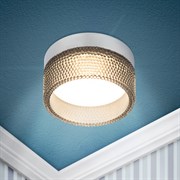 ЭРА Встраиваемый светильник под лампу GX53 ЭРА DK97 CH/BK хром черный Б0057462