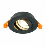 ST LUCE  ST251.418.01 Св-к встр. Черный GU10 1*50W IP20 L90xW90xH27 220V Без ламп ST251.418.01
