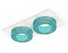 Ambrella Комплект встраиваемого светильника XC7635023 SWH/BL белый песок/голубой MR16 GU5.3 (C7635, N7194) XC7635023