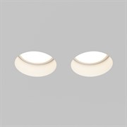 Maytoni Technical Встраиваемый светильник Gyps Modern GU10 2x10Вт DL123-GU10-02-W