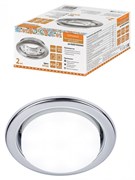 TDM Светильник встраиваемый СВ 01-08 GX53 220 В 50 Гц, хром, 2 шт/уп, Народный SQ0359-0102