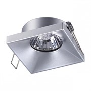 Novotech 370743 SPOT NT21 000 серебро Светильник встраиваемый IP20 GU10 50W 220V METIS 370743