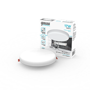 Gauss Светильник встраиваемый Elementary Adjustable Frameless модель FL круг 17W, 1600lm, 4000K, Ø119mm, монтаж 55-95, 1/60 9034460218