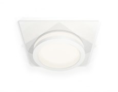 Ambrella Комплект встраиваемого светильника с акрилом XC6520060 SWH/FR белый песок/белый матовый MR16 GU5.3 (C6520, N6220) XC6520060